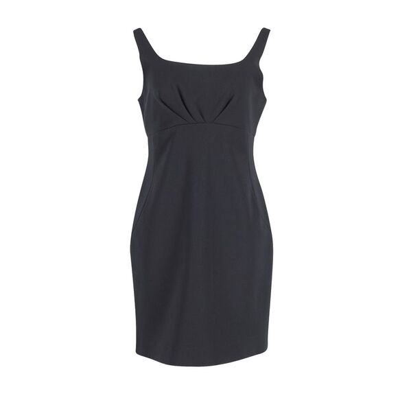 Moschino Square Neck Mini Dress in Black Polyester - Picture 1 of 3